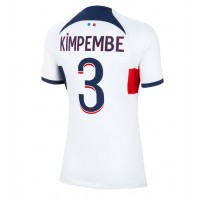 Stroje piłkarskie Paris Saint-Germain Presnel Kimpembe #3 Koszulka Wyjazdowej dla damskie 2023-24 Krótki Rękaw